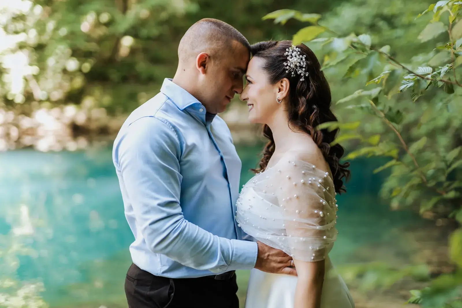 Gordana i David na dan svog vjenčanja